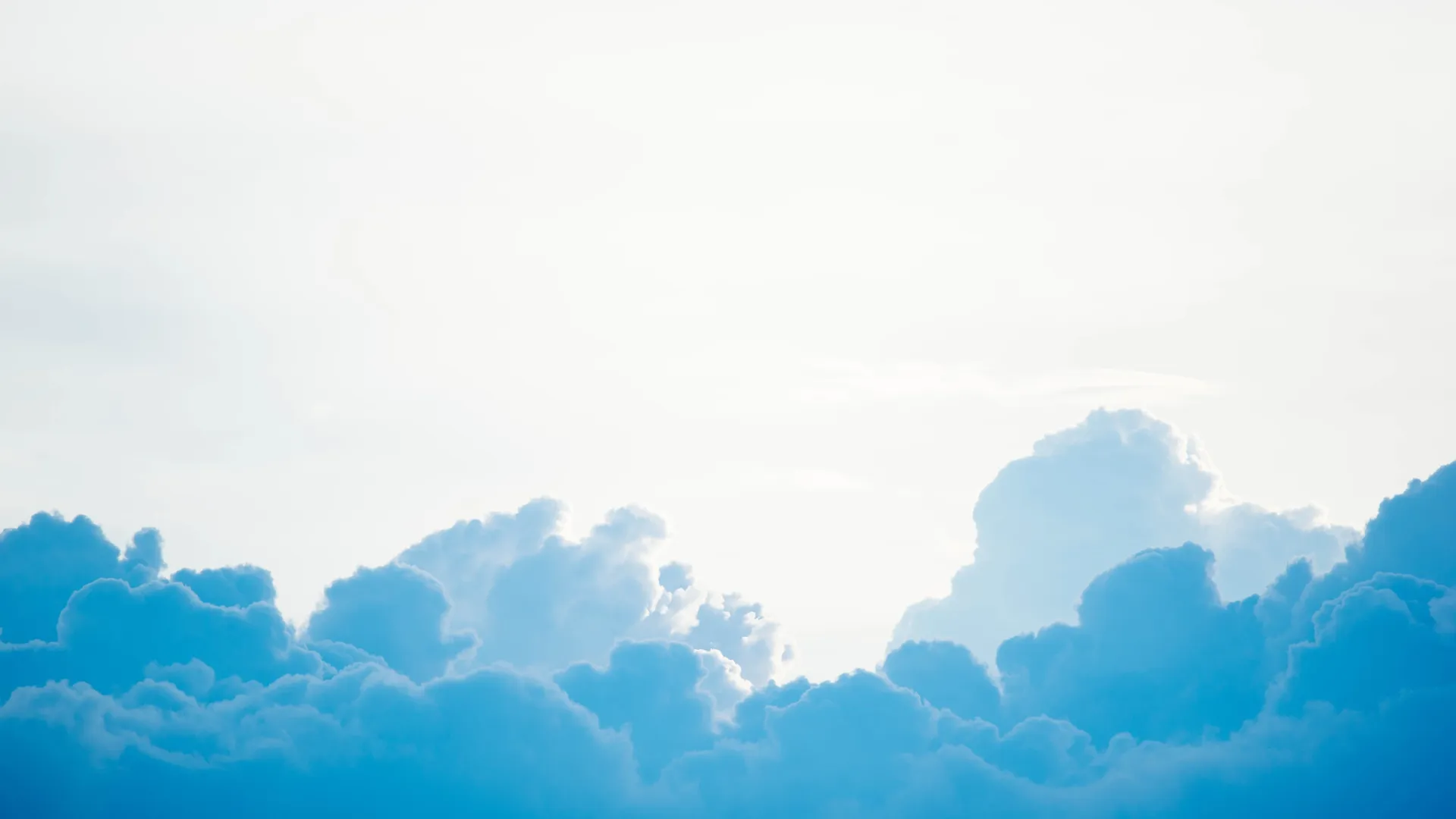 a blue sky with clouds