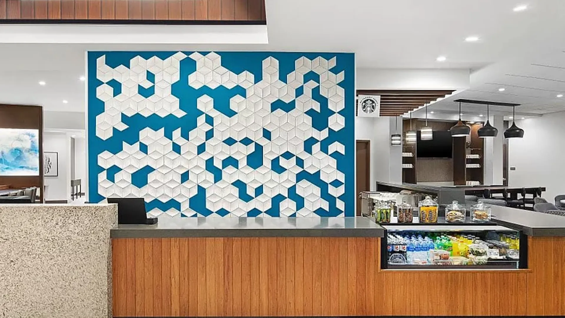 Hyatt Place Front Desk Millwork