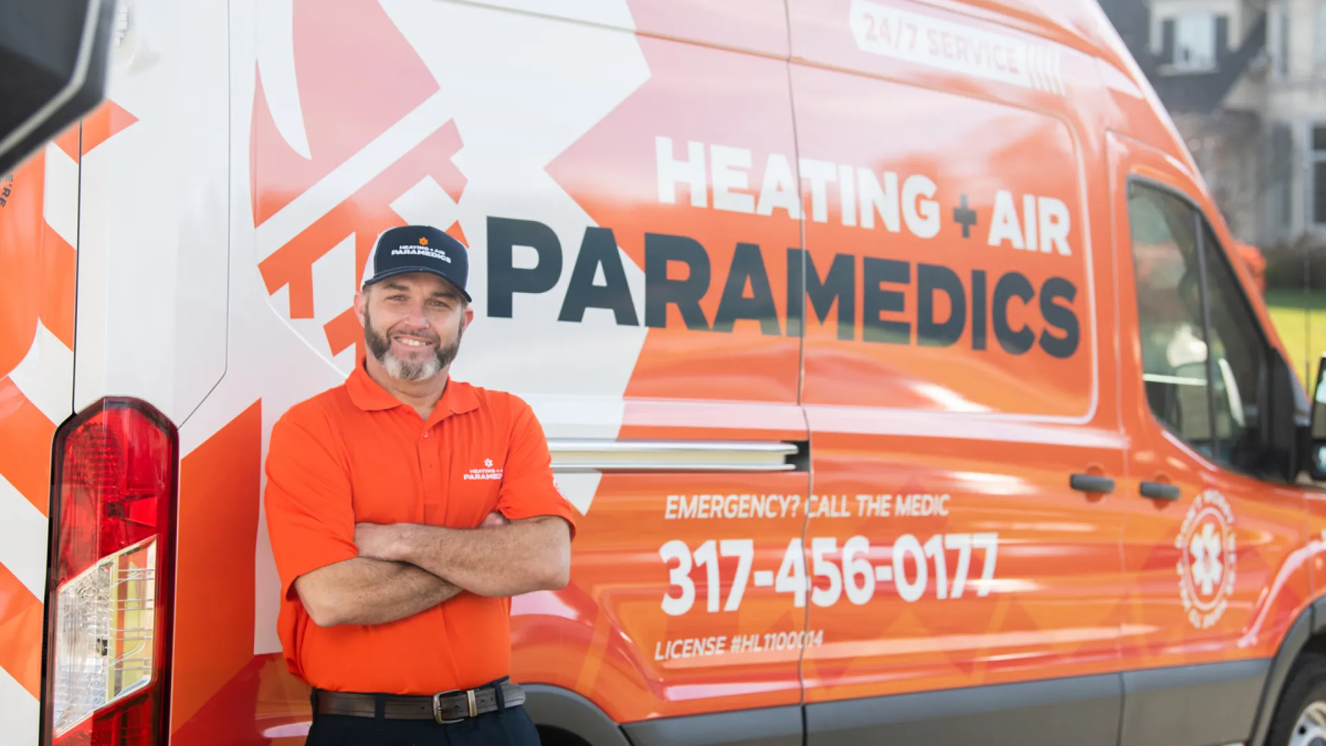 Heating + Air Paramedics Van