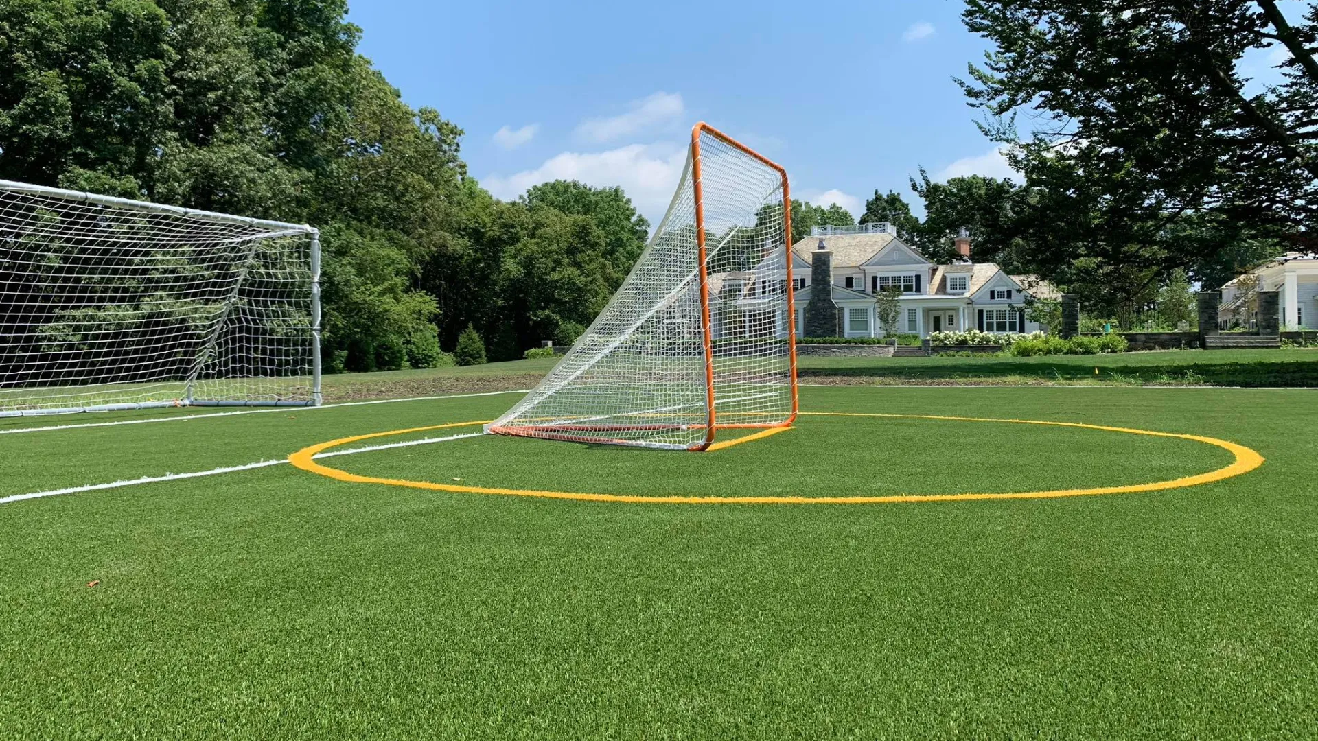 residential lacrosse turf field