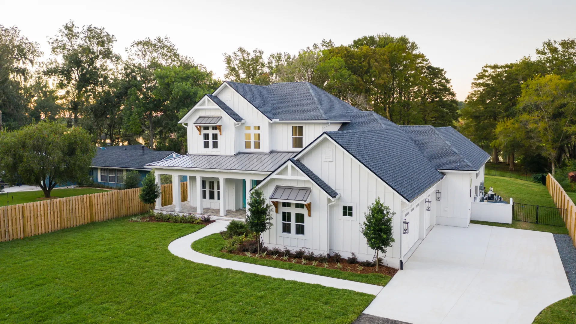a house with a driveway