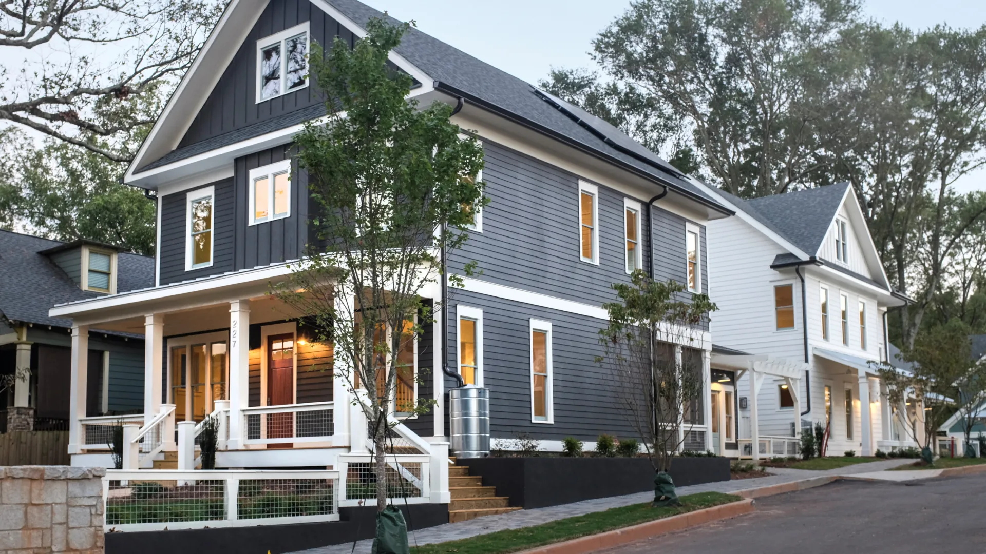 a row of houses