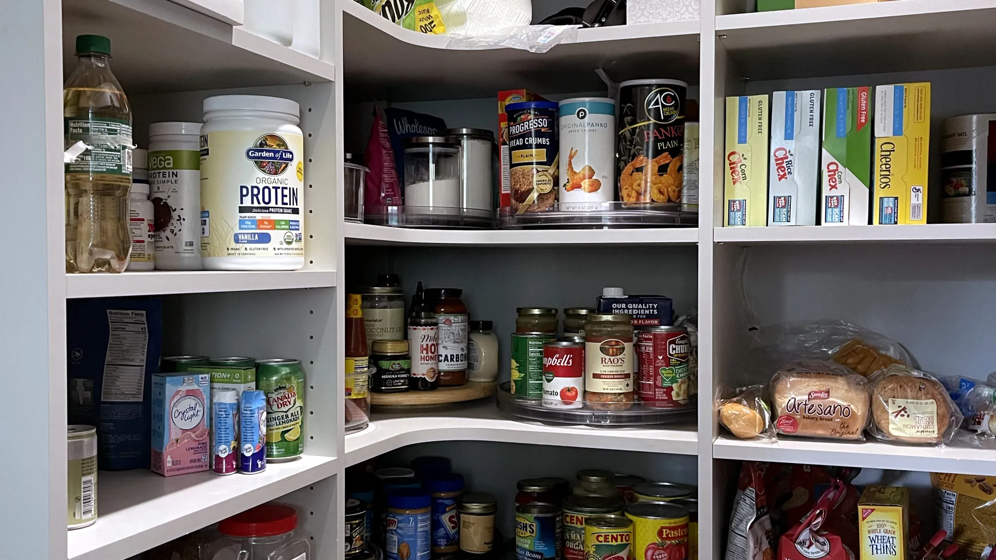 a white refrigerator with many items in it