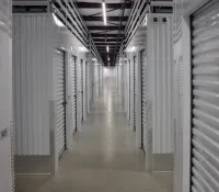 a long hallway with many computer servers