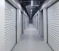 a long hallway with many computer servers