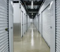 a long hallway with white walls