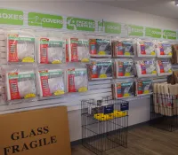 a store with shelves of food