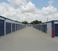 a row of metal containers