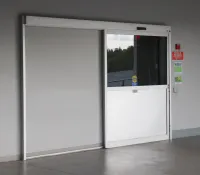 a white door with a glass window