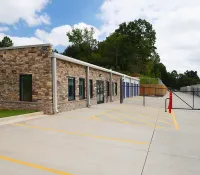 a building with a fence around it