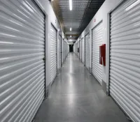 a long hallway with white walls