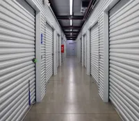 a long hallway with many computer servers