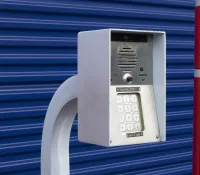 a white and grey telephone