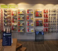 a store with shelves of products