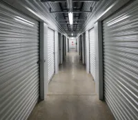 a long hallway with white walls