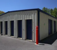 a row of garages