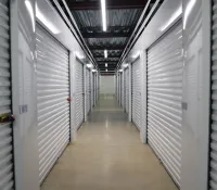 a long hallway with many computer servers