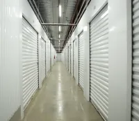 a long hallway with white walls