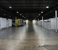 a large empty warehouse