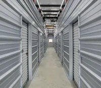 a long hallway with white walls