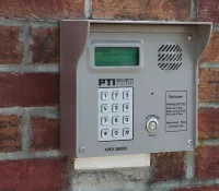 a white and black electrical device