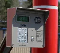 a close-up of a parking meter