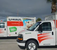 a couple of white trucks