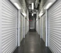 a long hallway with many computer servers