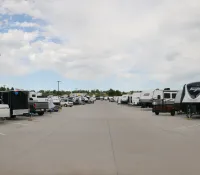 a group of vehicles parked in a parking lot