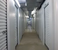 a long hallway with many computer servers