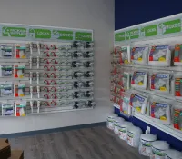 a store with shelves of products