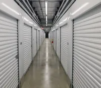 a long hallway with white walls