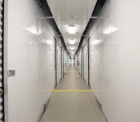 a long hallway with white walls