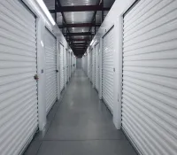 a long hallway with white walls