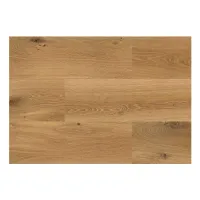 Light natural oak wood flooring with visible grain patterns and knots in horizontal planks.