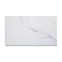Rectangular black marble tile with subtle white veining and polished finish.