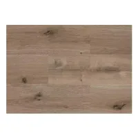 Close-up of light brown wood texture with natural grain patterns and knots on planks