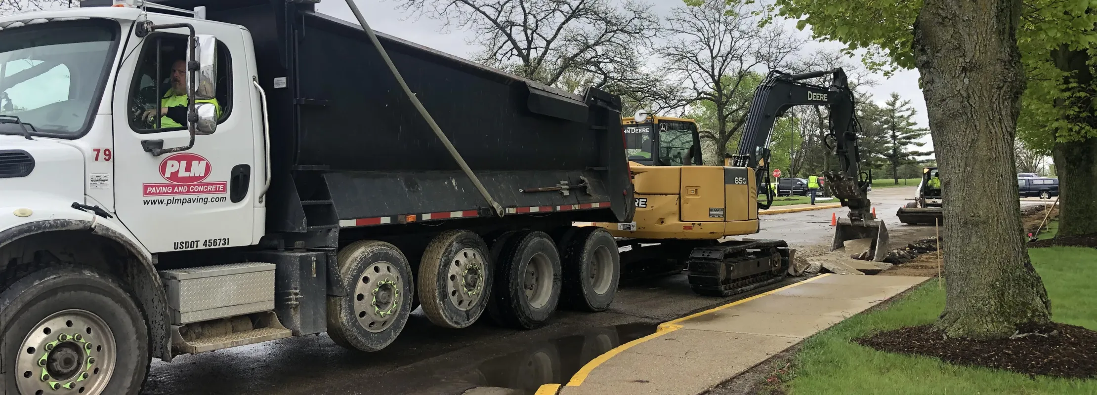 a truck on the street