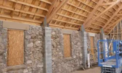 Thumbnail control image for a room with a brick wall and a wood ceiling