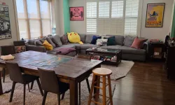 Thumbnail control image for Cozy living room decluttered, cleaned, vaccummed, swept and deep cleaned by MaidPro Salem cleaning professionals
