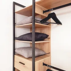 hanging shelves for closet