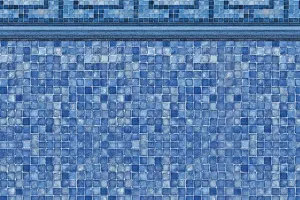 Vintage Mosaic/ Blue Mosaic 27 MIL