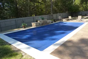 Fiberglass Pool with Automatic Cover