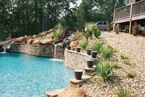 Water Features For A Gunite Pool
