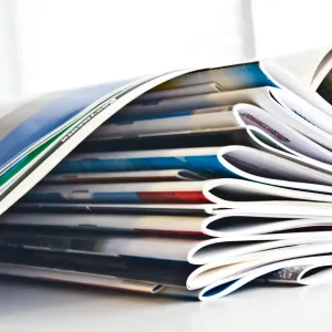examples of Saddle Stitch Binding