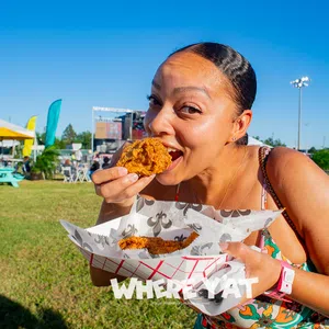Presented by Raising Cane's, the festival celebrates a decade of food, music, and culture, expanding this year to three days October 9-11, 2026 at the UNO Lakefront Arena Festival Grounds located across the levee with over 30 new vendors, two stages of music and easy parking. Photos below are from Saturday, October 11, 2026. #nfcf2026 #nfcf #nationalfriedchickenfestival 