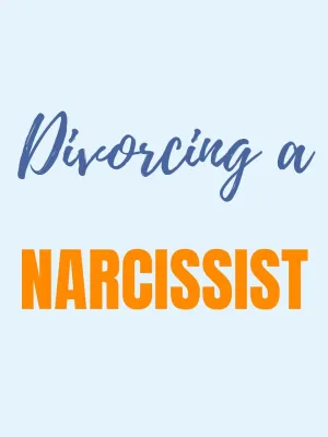 text divorcing a narcissist