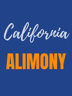 text california alimony