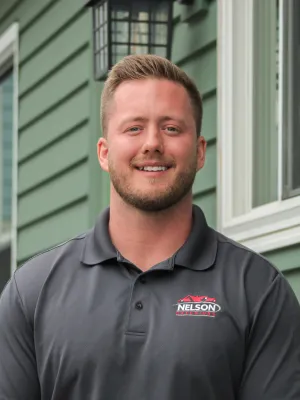 Austin Swann a sales consultant with Nelson Exteriors