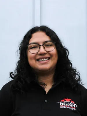 a person smiling for the camera